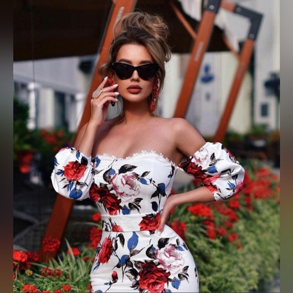 Saint Laurent Women's Cat Eye Havana Green SL425 003 54-19-140 - Picture 6 of 16